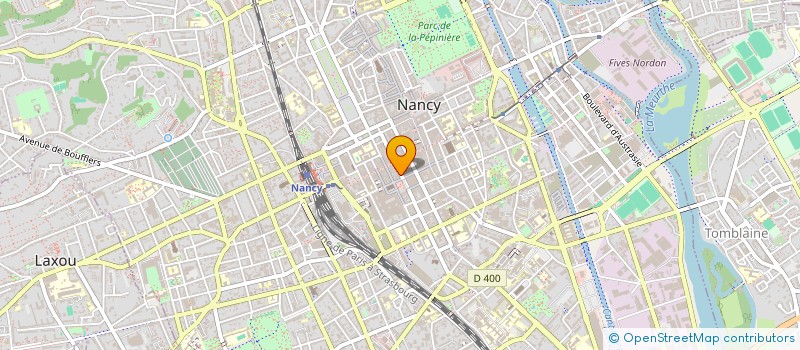 localisation de l'entreprise ROYAL DONUTS NANCY à NANCY