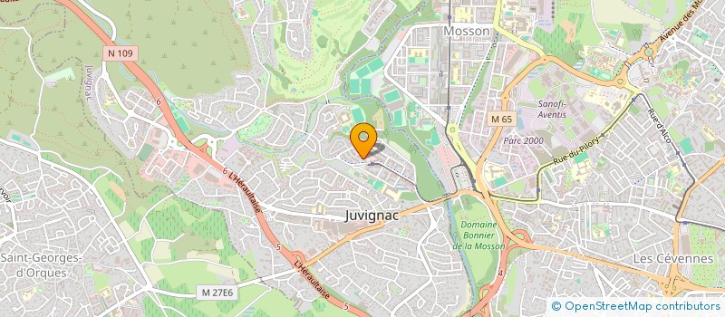 localisation de l'entreprise ROYAL DRIVE 34  JUVIGNAC