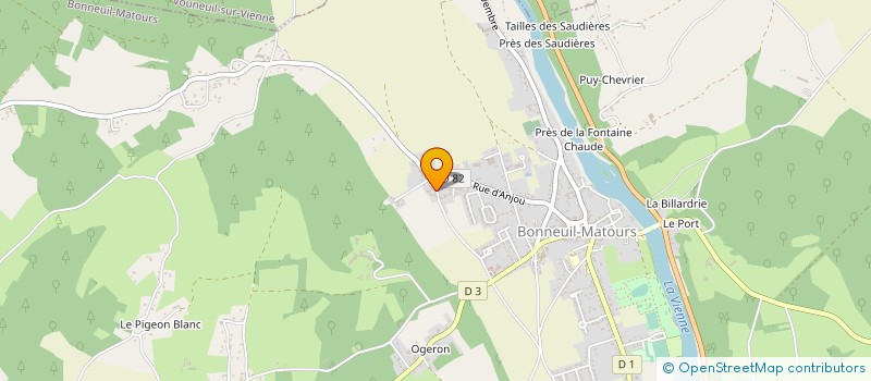 localisation de l'entreprise ROYAL DU LYS  BONNEUIL-MATOURS