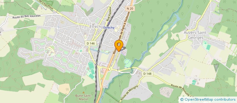 localisation de l'entreprise ROYAL ETRECHY  ETRECHY