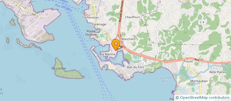 localisation de l'entreprise ROYAL EXPLOITATION à BAIE MAHAULT