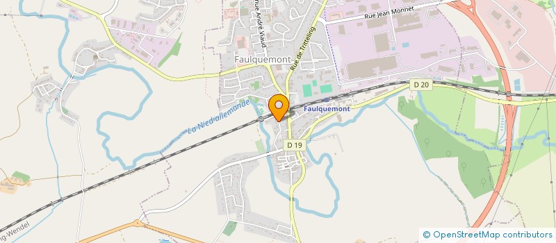 localisation de l'entreprise ROYAL FACADE  FAULQUEMONT