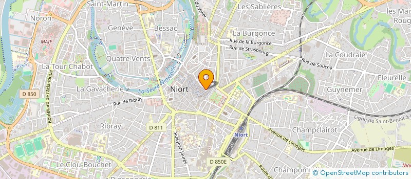 localisation de l'entreprise ROYAL FOOD MTIRA à NIORT