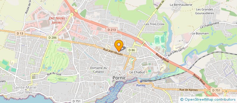 localisation de l'entreprise ROYAL GALLAND  PORNIC