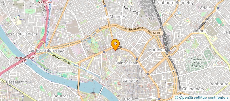 localisation de l'entreprise ROYAL GRILL BURGER  TOULOUSE