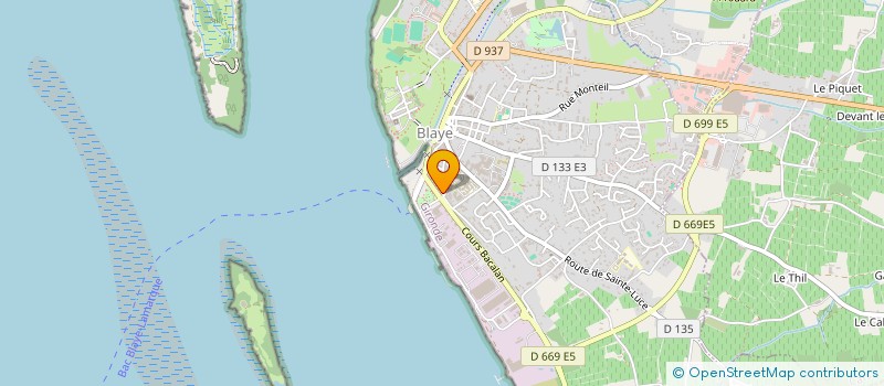 localisation de l'entreprise ROYAL GSM 33 à BLAYE