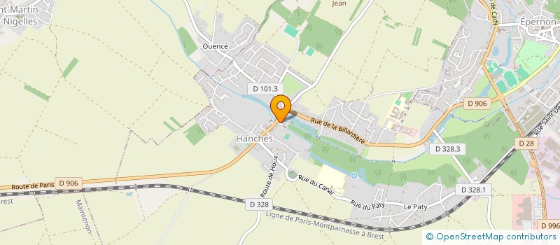 localisation de l'entreprise ROYAL HANCHES à HANCHES