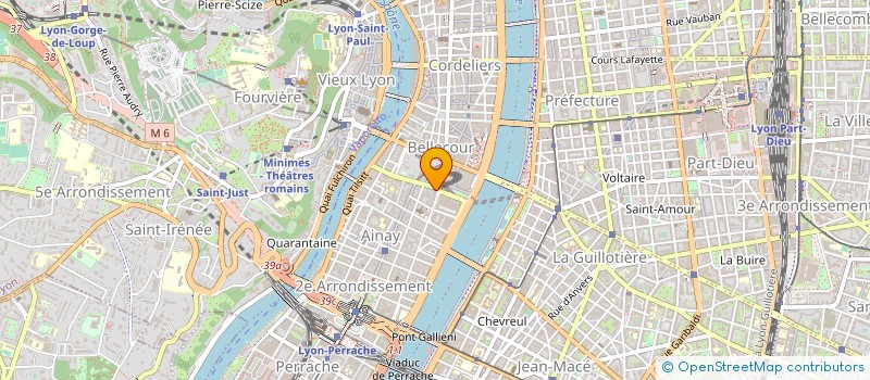 localisation de l'entreprise ROYAL HOTEL LYON  LYON