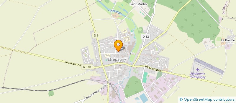 localisation de l'entreprise ROYAL IMMOBILIER  ETREPAGNY