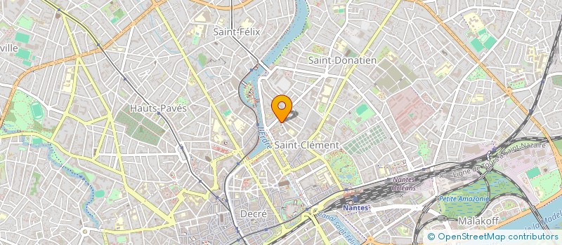 localisation de l'entreprise ROYAL INVEST à NANTES