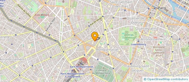 localisation de l'entreprise ROYAL IRIS MONTPARNASSE  PARIS