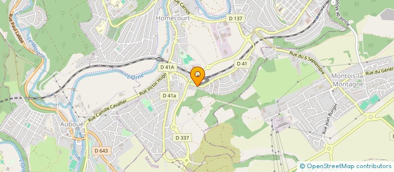 localisation de l'entreprise ROYAL JEUX  HOMECOURT