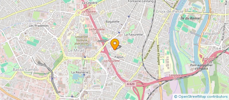 localisation de l'entreprise ROYAL KING  TOULOUSE
