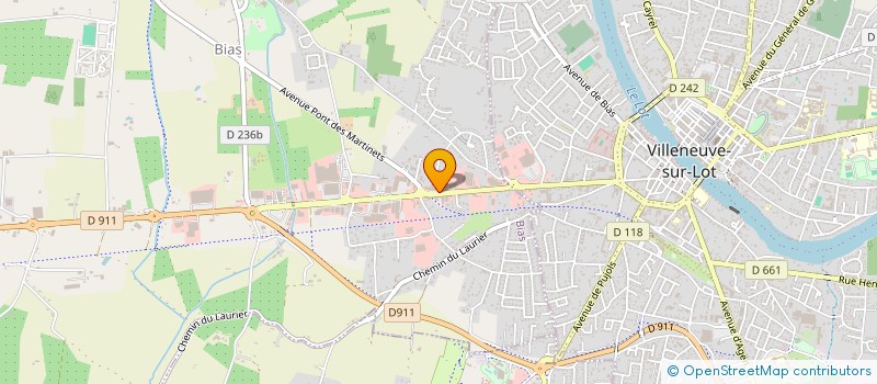 localisation de l'entreprise ROYAL KORNER à BIAS