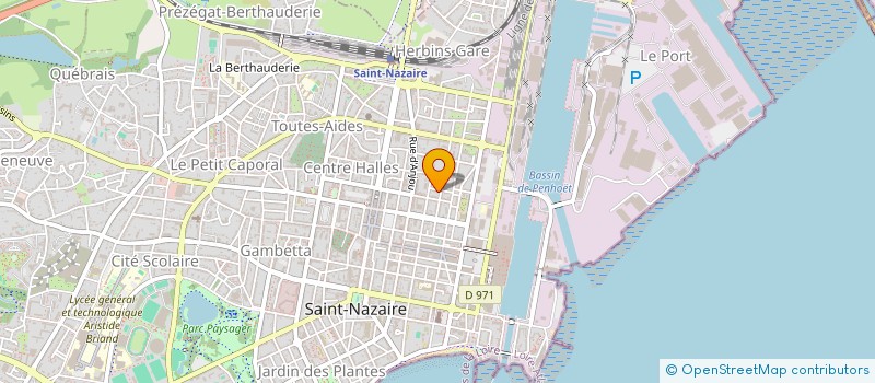 localisation de l'entreprise ROYAL KUT  SAINT-NAZAIRE