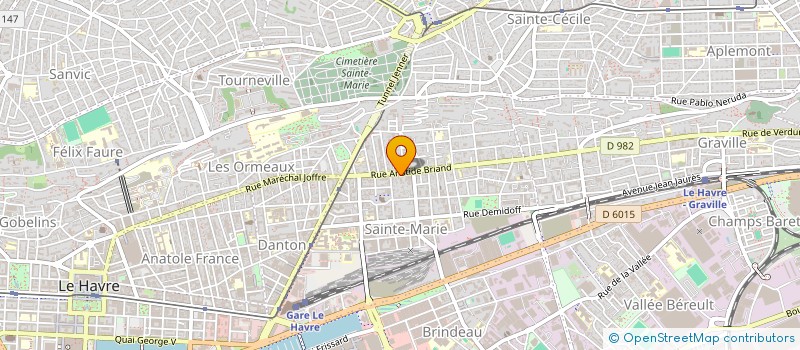 localisation de l'entreprise ROYAL LE HAVRE  LE HAVRE