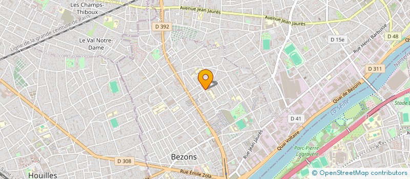 localisation de l'entreprise ROYAL LIMOUSINE  BEZONS