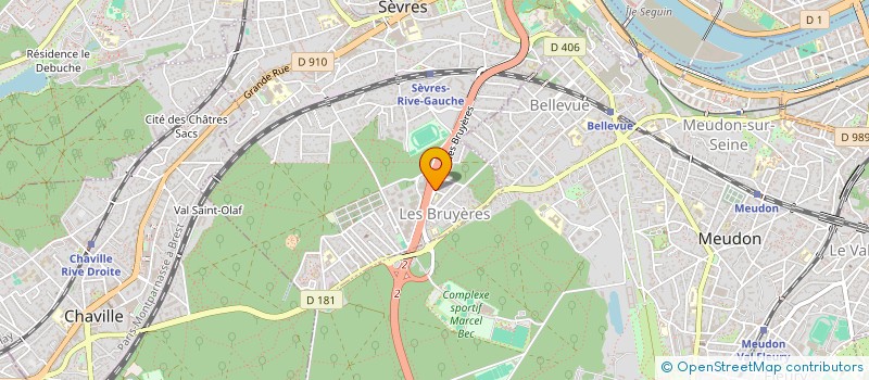 localisation de l'entreprise ROYAL LK  SEVRES