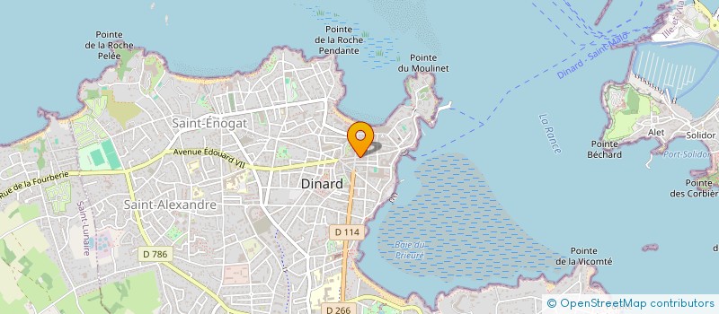 localisation de l'entreprise ROYAL MER  DINARD
