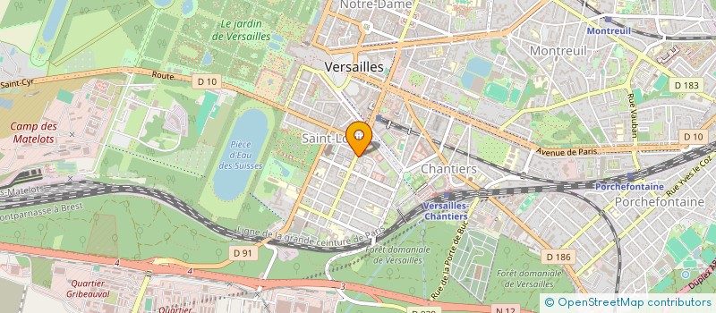 localisation de l'entreprise ROYAL MOBILE à VERSAILLES
