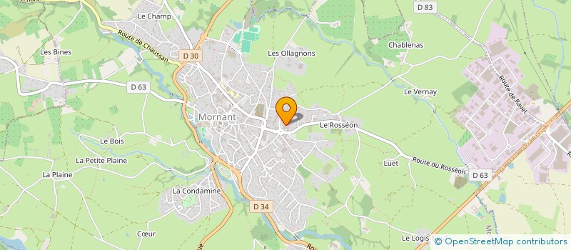 localisation de l'entreprise ROYAL MOTORS à MORNANT