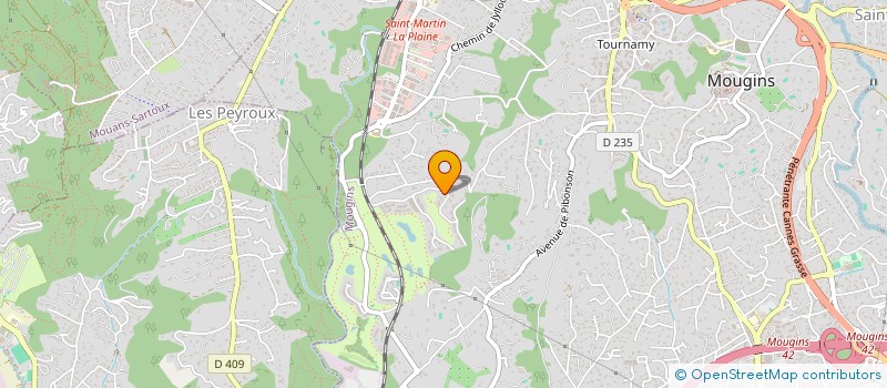 localisation de l'entreprise ROYAL MOUGINS HOTEL  MOUGINS