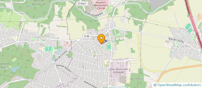 localisation de l'entreprise ROYAL MUSIC à COURTRY
