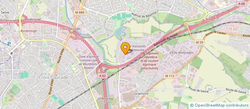 localisation de l'entreprise ROYAL NACHOS ATHLETICS  TOULOUSE