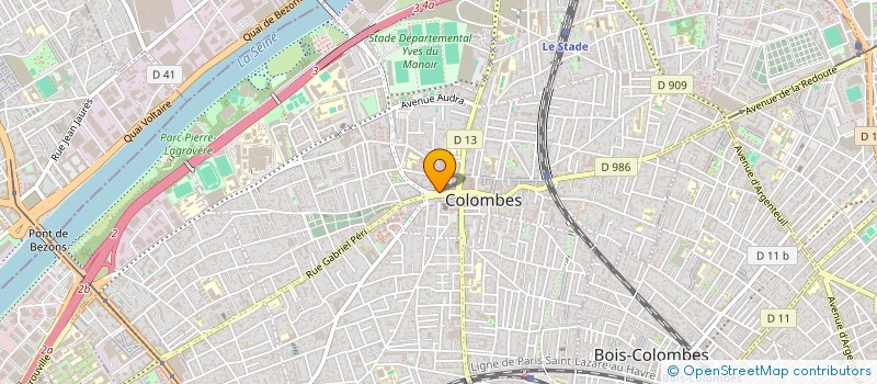 localisation de l'entreprise ROYAL ORIENT à COLOMBES