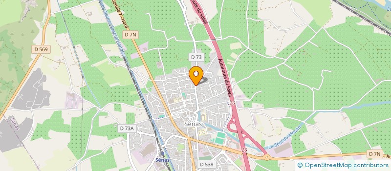 localisation de l'entreprise ROYAL PADEL  SENAS