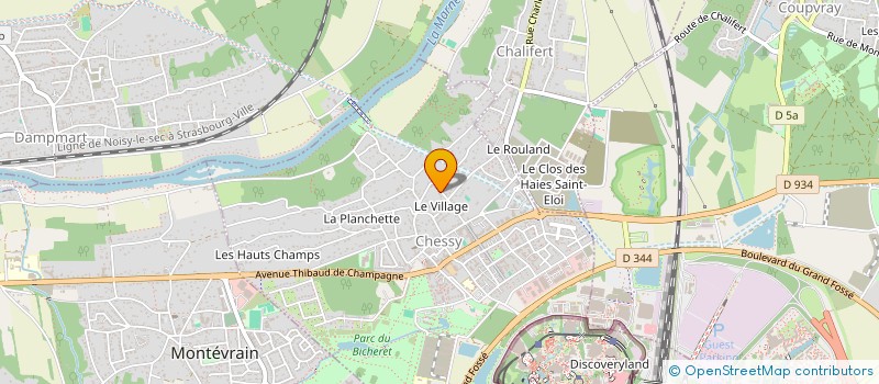 localisation de l'entreprise ROYAL PERCEPTION  CHESSY