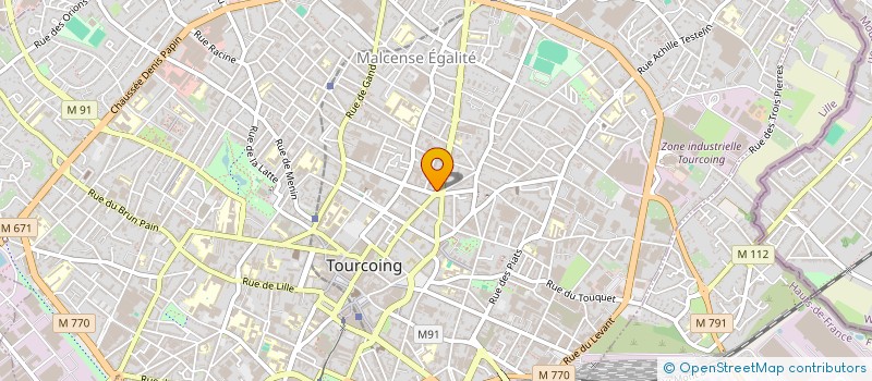 localisation de l'entreprise ROYAL PIZZA  TOURCOING