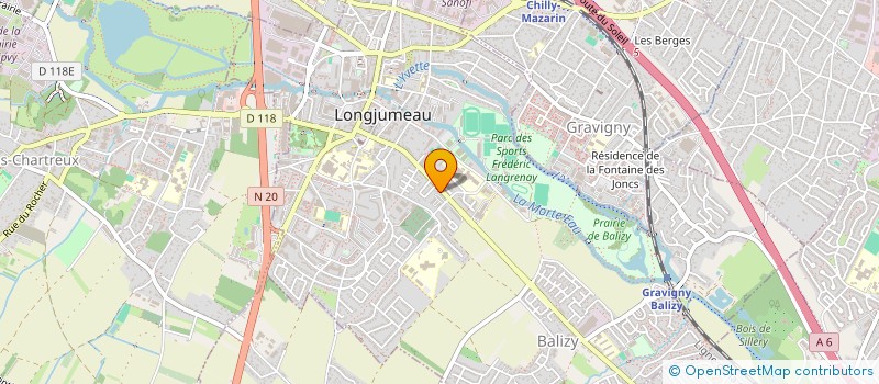 localisation de l'entreprise ROYAL PIZZA à LONGJUMEAU