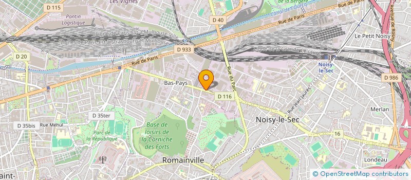 localisation de l'entreprise ROYAL PIZZA à ROMAINVILLE