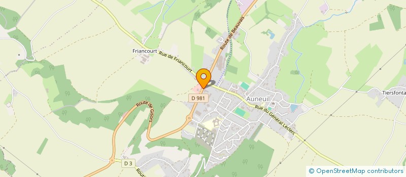 localisation de l'entreprise ROYAL PNEUS  AUNEUIL