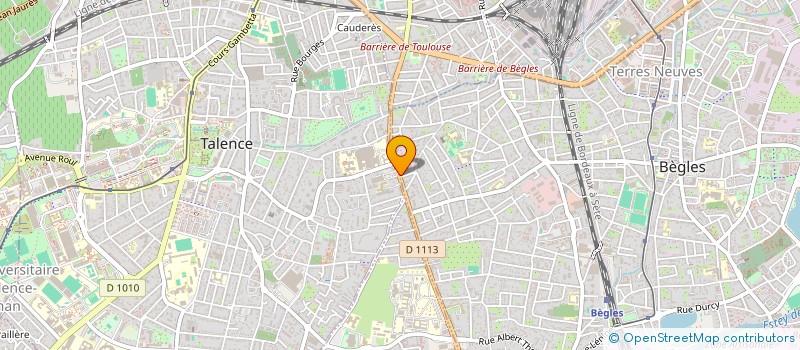 localisation de l'entreprise ROYAL PNEUS à BEGLES