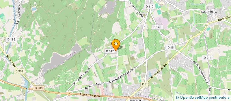 localisation de l'entreprise ROYAL POOL  CABRIERES-D'AVIGNON