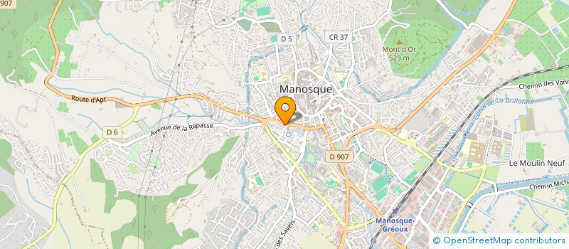 localisation de l'entreprise ROYAL PRESSING KS à MANOSQUE