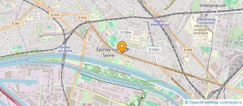 localisation de l'entreprise ROYAL PRESTIGE COMPANY RPC à EPINAY-SUR-SEINE