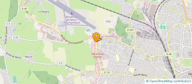 localisation de l'entreprise ROYAL PRIMEURS à NEVERS