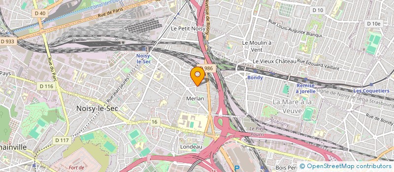 localisation de l'entreprise ROYAL RENOV à NOISY-LE-SEC