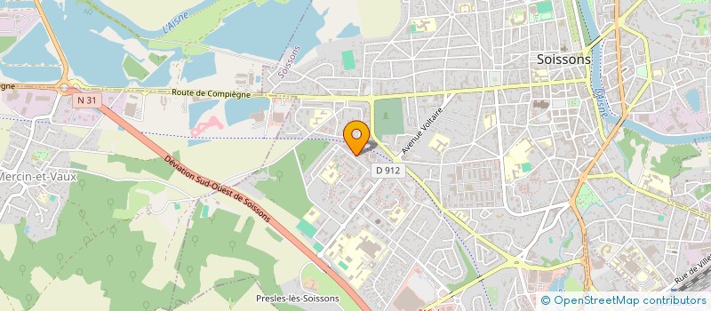 localisation de l'entreprise ROYAL RH à SOISSONS