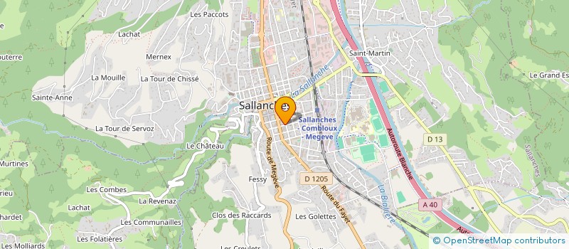 localisation de l'entreprise ROYAL SALLANCHES à SALLANCHES
