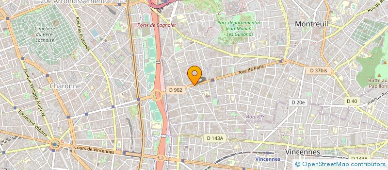 localisation de l'entreprise ROYAL SANDWICH à MONTREUIL