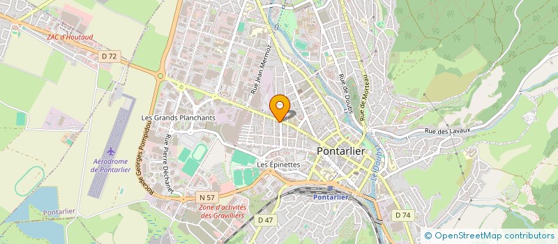 localisation de l'entreprise ROYAL SARL à PONTARLIER