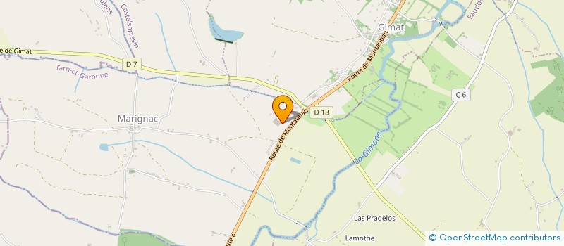 localisation de l'entreprise ROYAL SAVEURS  MARIGNAC