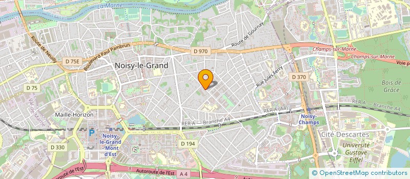 localisation de l'entreprise ROYAL SERVICE à NOISY-LE-GRAND