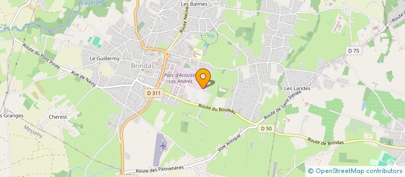 localisation de l'entreprise ROYAL SERVICE-BRINDAS à BRINDAS