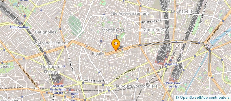 localisation de l'entreprise ROYAL SOUVENIRS  PARIS 18