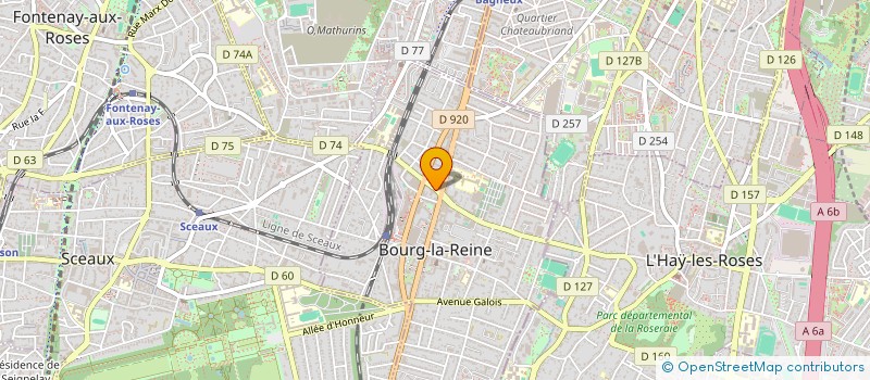 localisation de l'entreprise ROYAL TAXIPHONE à BOURG LA REINE